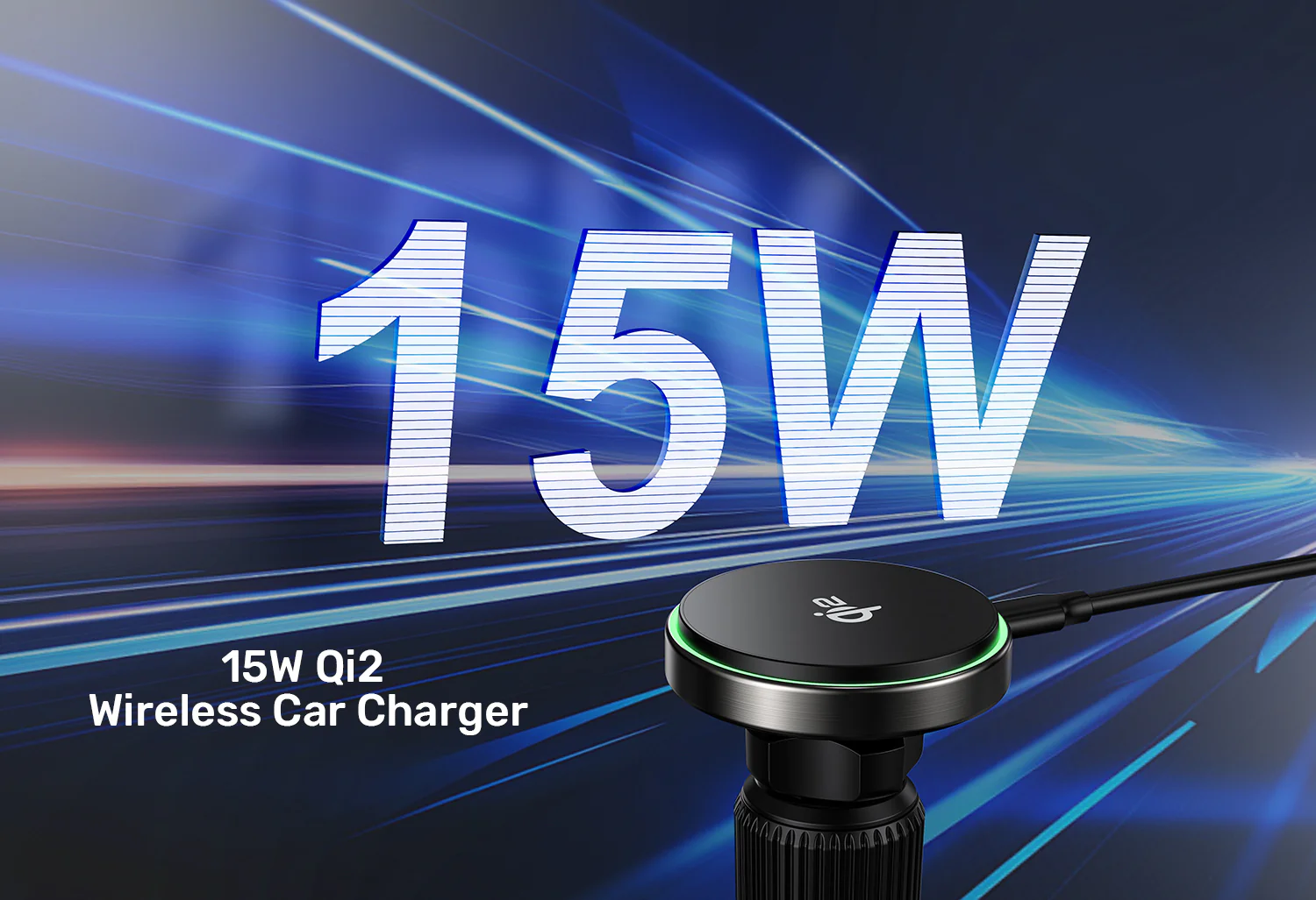UNITEK Qi2 Magnetic Car Charger Price in Pakistan UNITEK P1404ABK01 Qi2 15W Magnetic Car Charger - UTECH