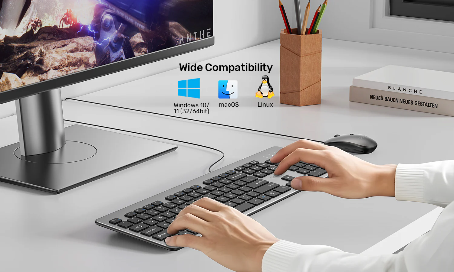 UNITEK Ultra Light Wired Keyboard Price in Pakistan UNITEK T052AGY01 SlimTap Ultra Light Wired Keyboard - UTECH