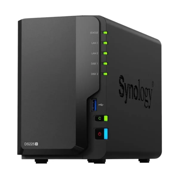 Synology DiskStation DS225+ 2-Bay NAS Media Server - UTECH